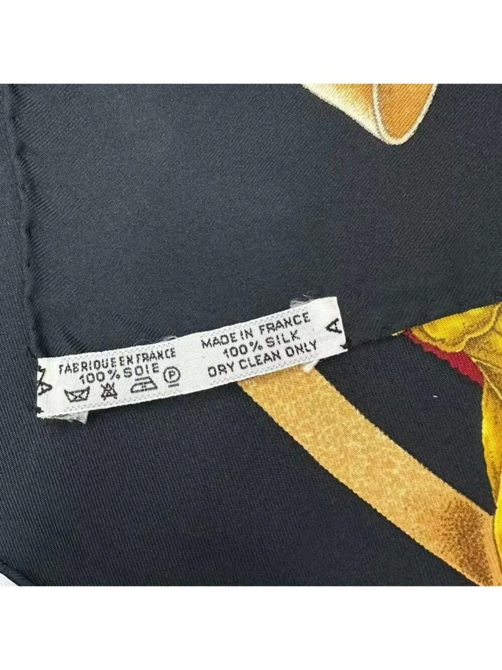 Hermes Carre 90 Scarf Silk Grand Manege Great Training Technique Black